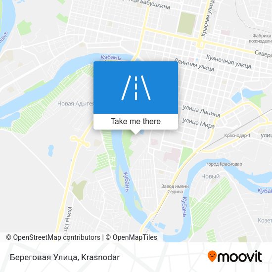 Береговая Улица map