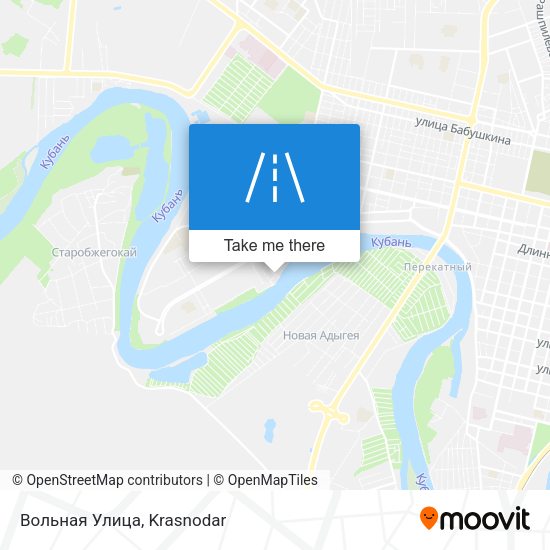 Вольная Улица map