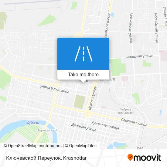 Ключевской Переулок map