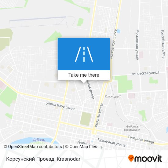 Корсунский Проезд map
