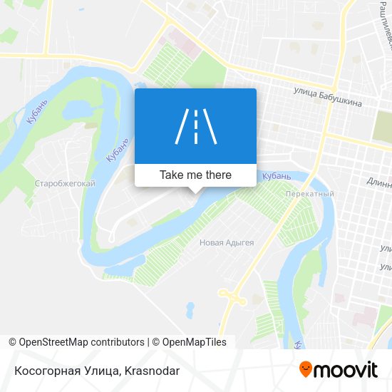 Косогорная Улица map