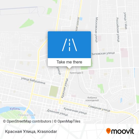 Красная Улица map