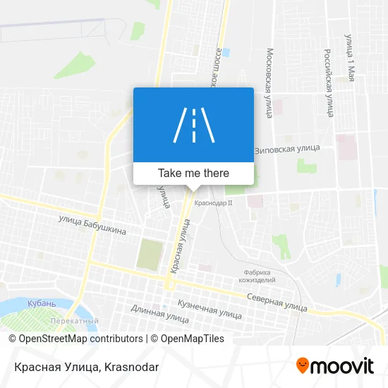 Красная Улица map
