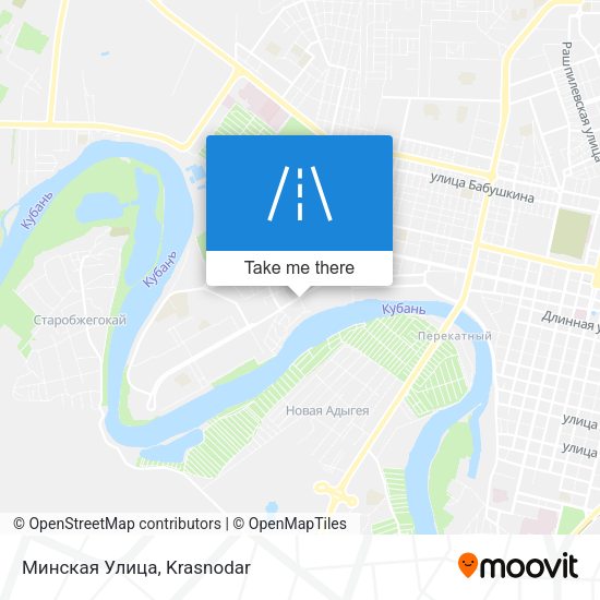Минская Улица map