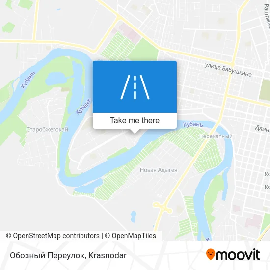 Обозный Переулок map