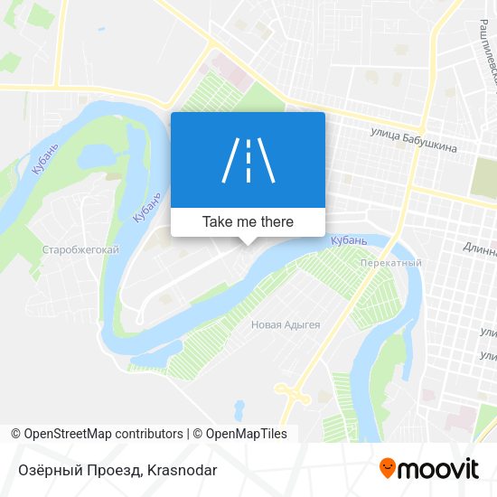 Озёрный Проезд map