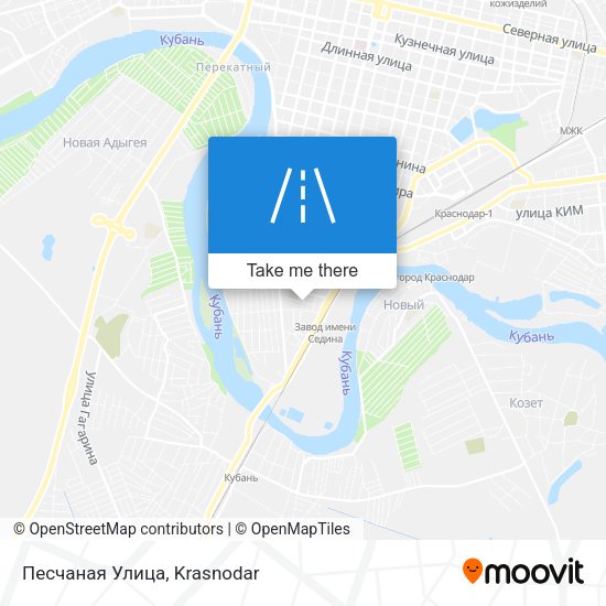 Песчаная Улица map