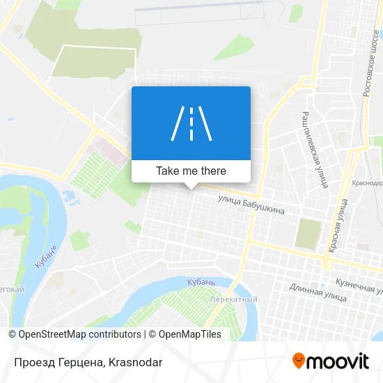 Проезд Герцена map
