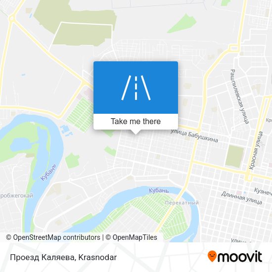 Проезд Каляева map