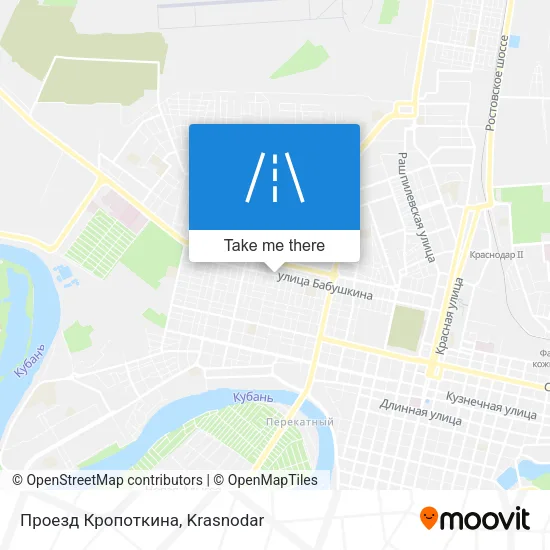 Проезд Кропоткина map