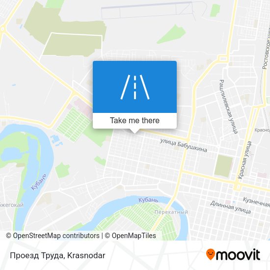 Проезд Труда map