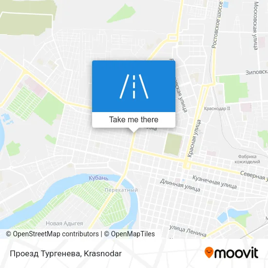 Проезд Тургенева map