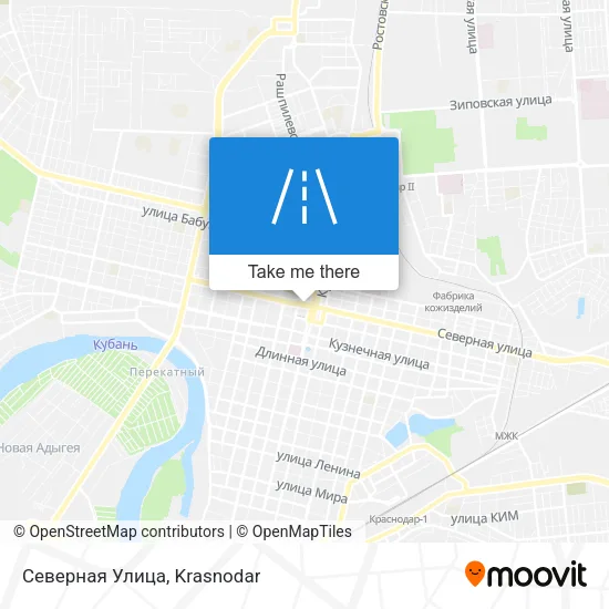 Северная Улица map