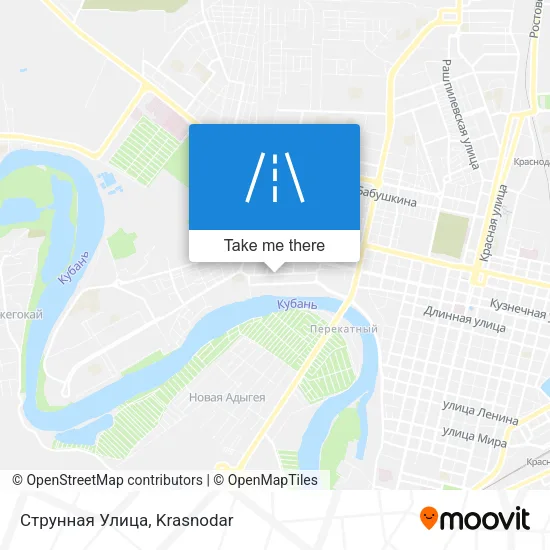 Струнная Улица map