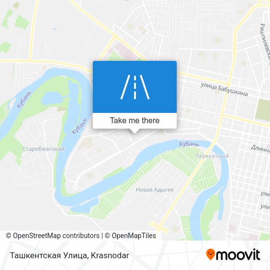 Ташкентская Улица map