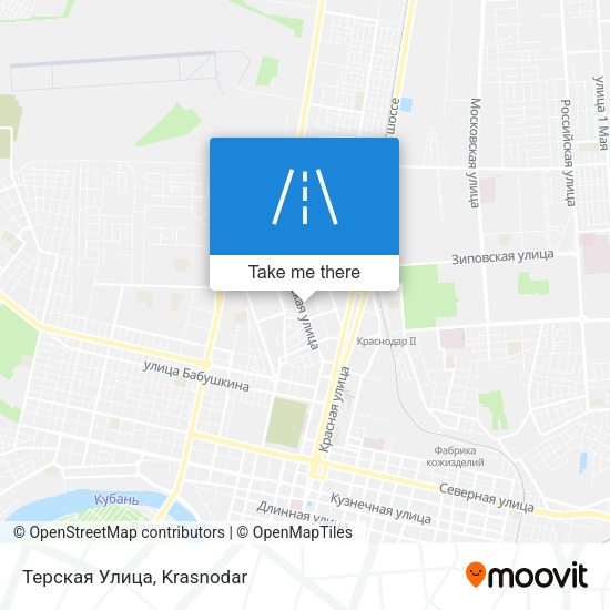 Терская Улица map