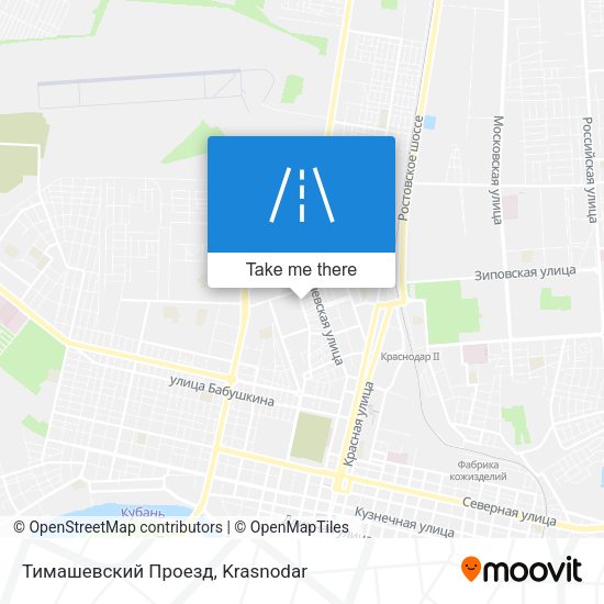Тимашевский Проезд map