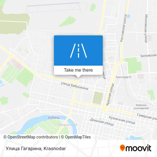 Улица Гагарина map