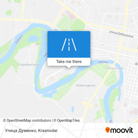 Улица Думенко map