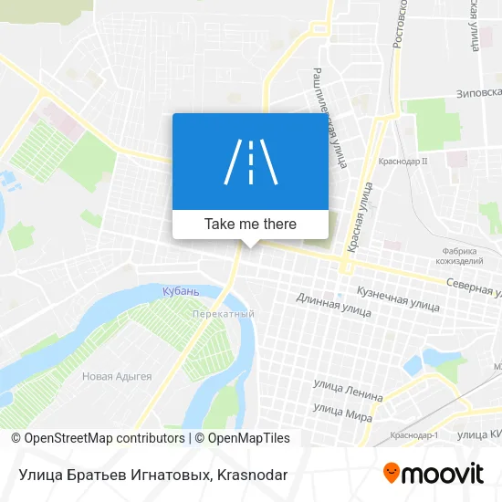 Улица Братьев Игнатовых map