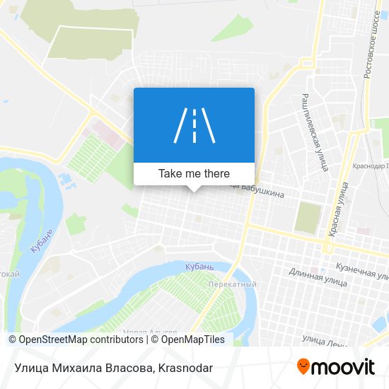 Улица Михаила Власова map