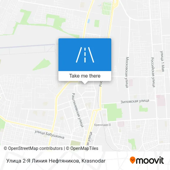 Улица 2-Я Линия Нефтяников map