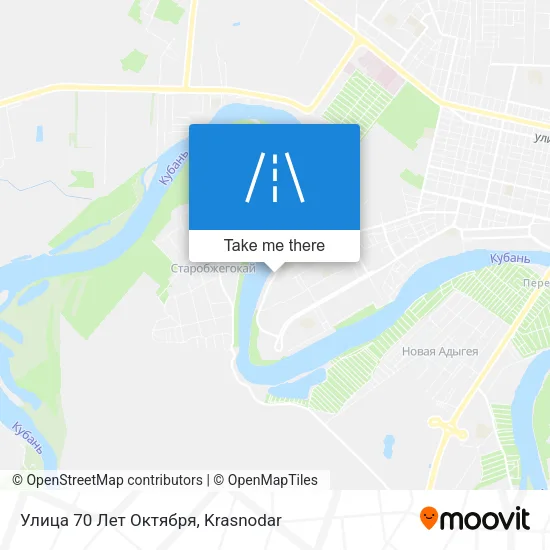 Улица 70 Лет Октября map