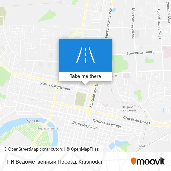 1-Й Ведомственный Проезд map