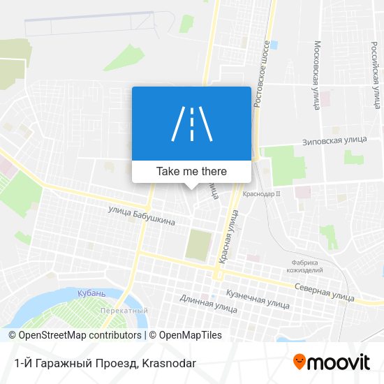 1-Й Гаражный Проезд map