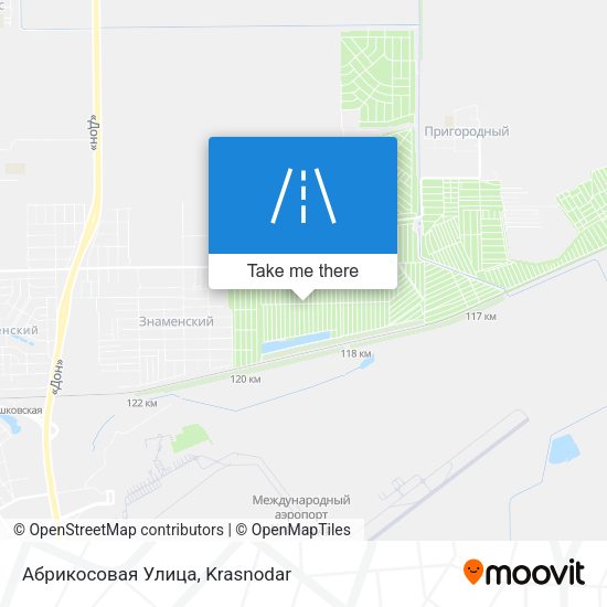 Абрикосовая Улица map