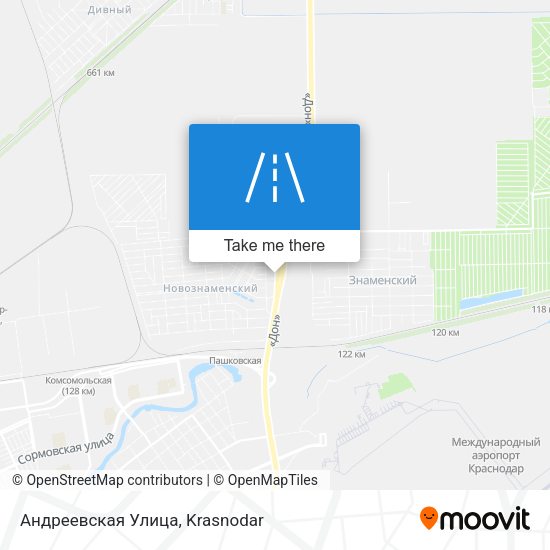 Андреевская Улица map