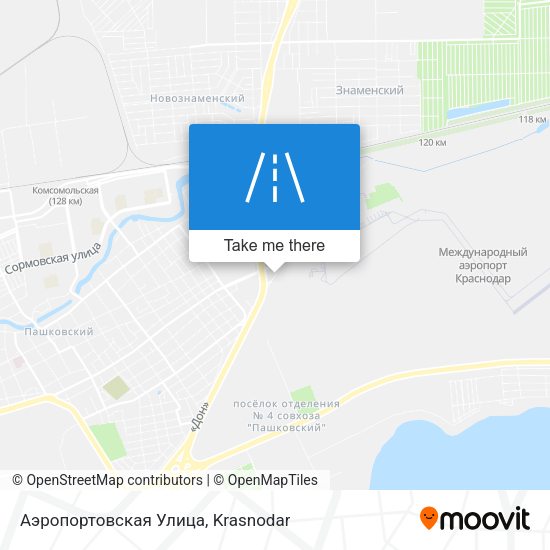 Аэропортовская Улица map