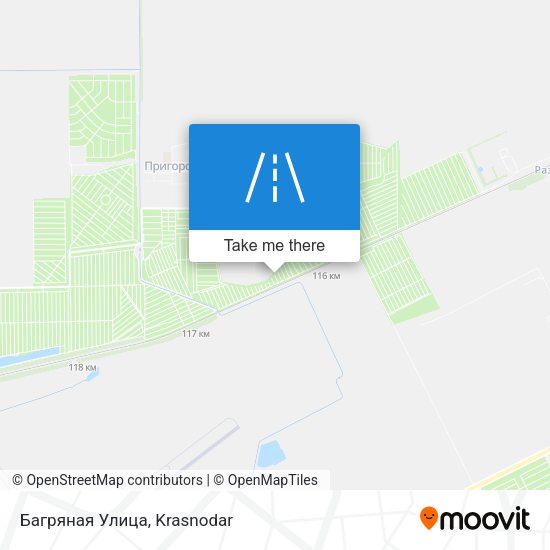 Багряная Улица map