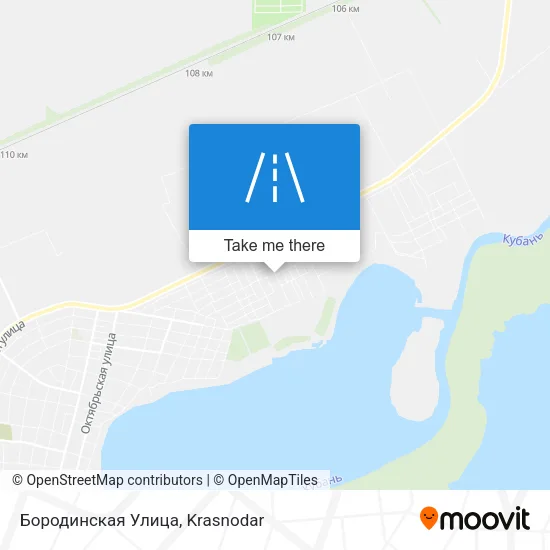 Бородинская Улица map