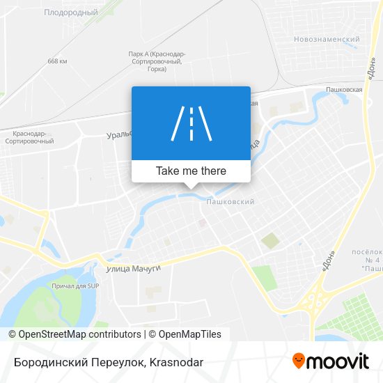Бородинский Переулок map