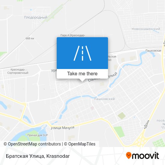 Братская Улица map
