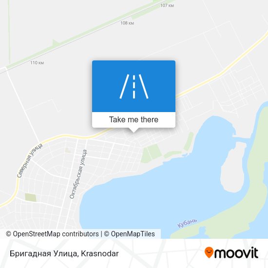 Бригадная Улица map