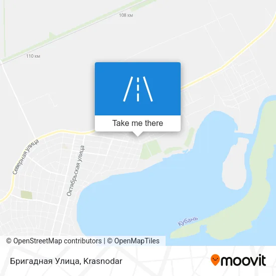 Бригадная Улица map