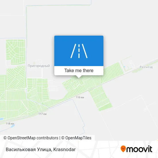 Васильковая Улица map