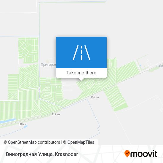 Виноградная Улица map