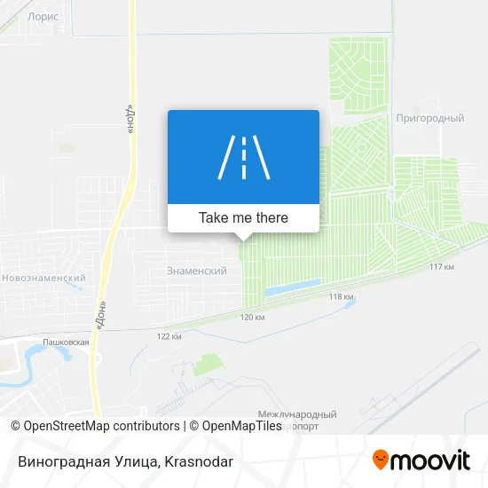 Виноградная Улица map