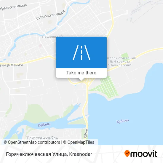 Горячеключевская Улица map