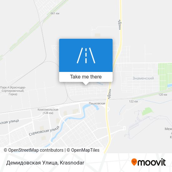 Демидовская Улица map