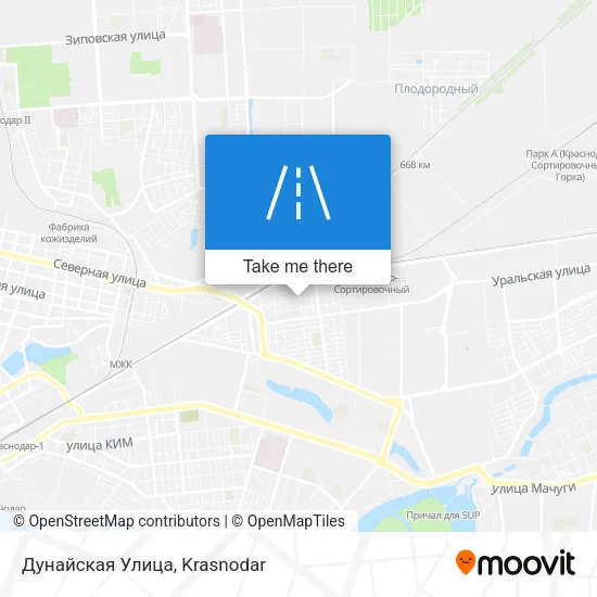 Дунайская Улица map