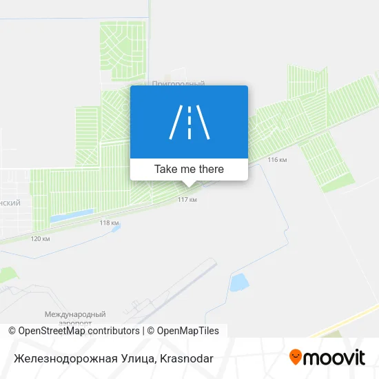 Железнодорожная Улица map