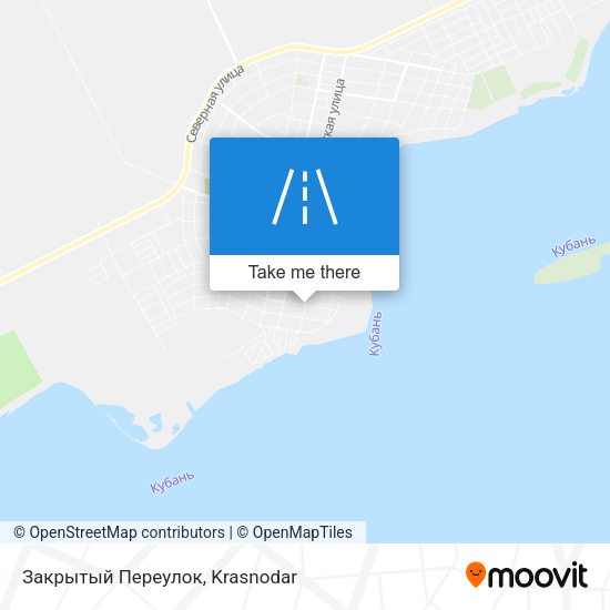 Закрытый Переулок map