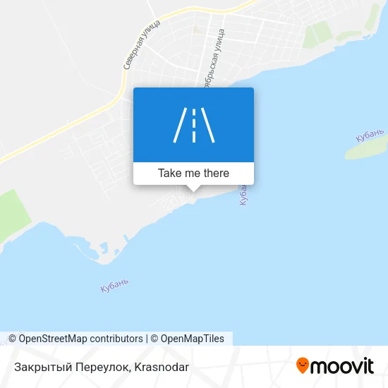 Закрытый Переулок map