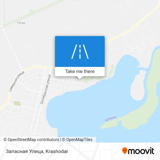 Запасная Улица map