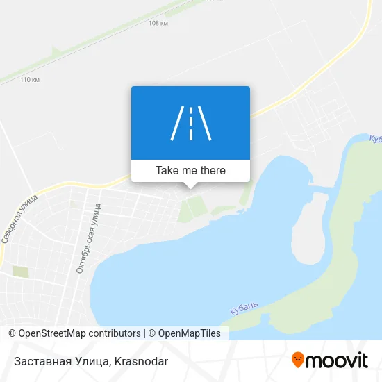 Заставная Улица map