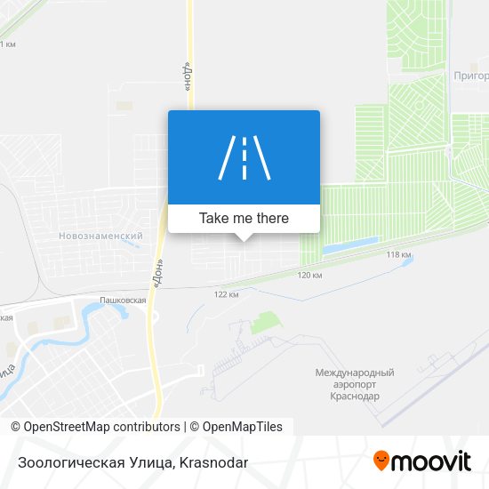 Зоологическая Улица map